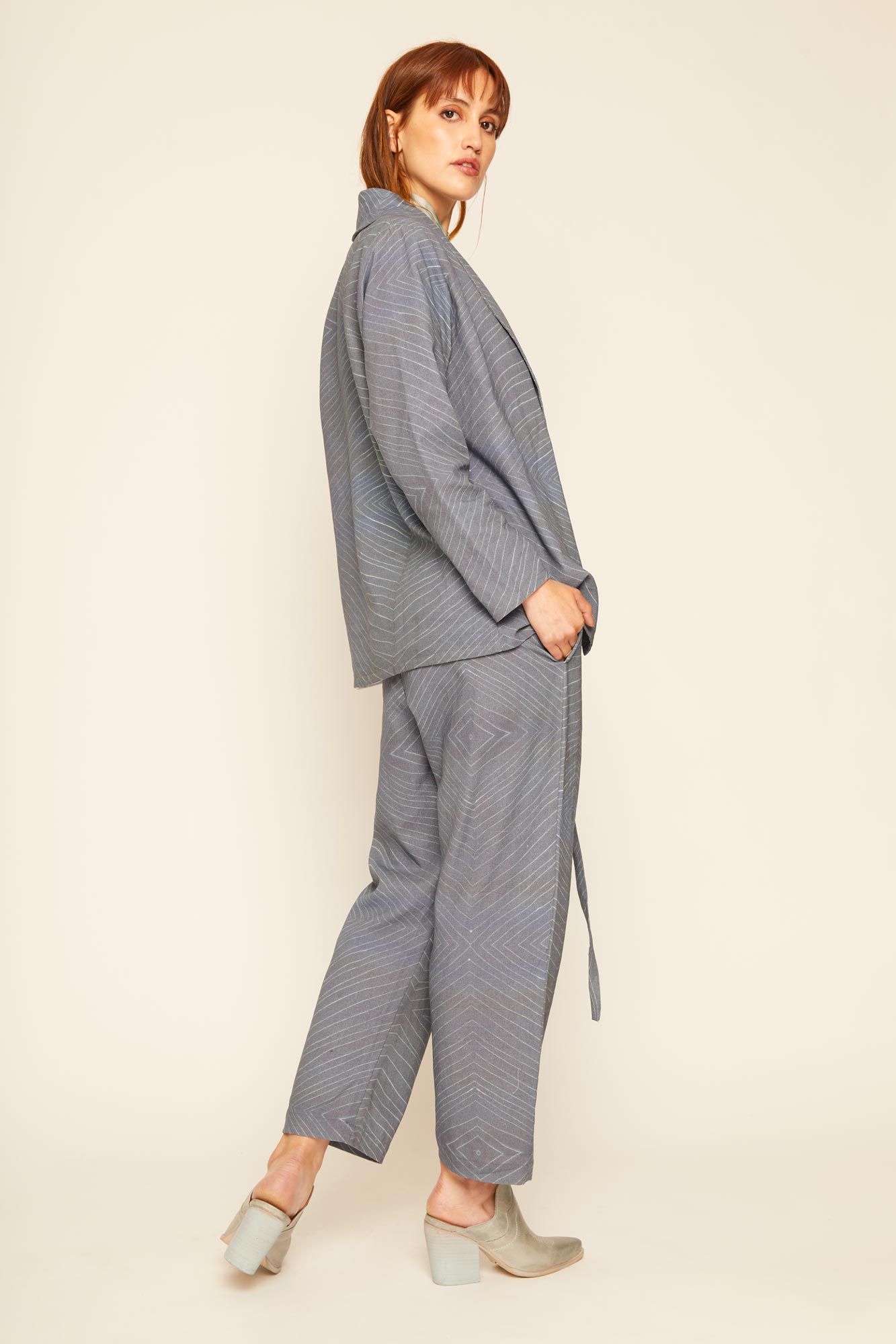 Blazer Agua Lino 100%