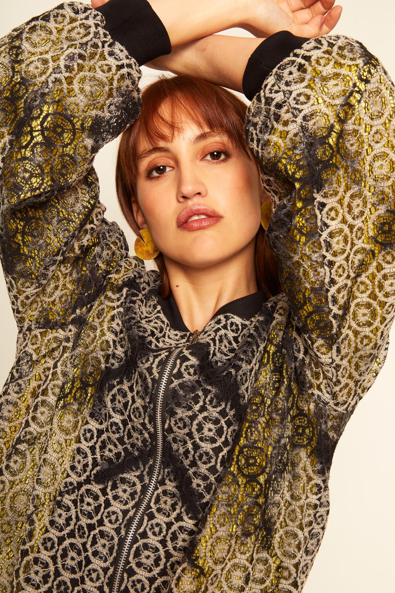 Chaqueta Eroessa Oversize Bomber Encaje