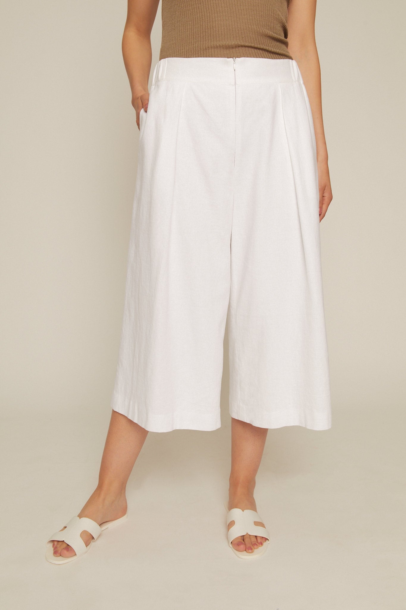 Pantalón Capri elasticado