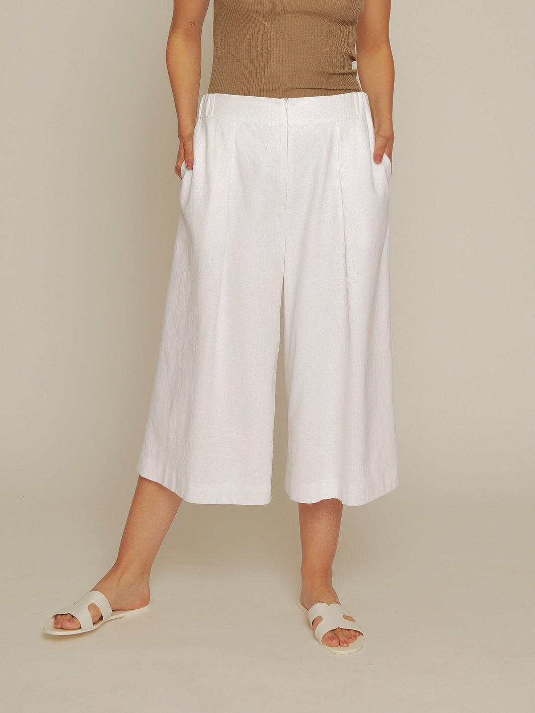 Pantalón Capri elasticado