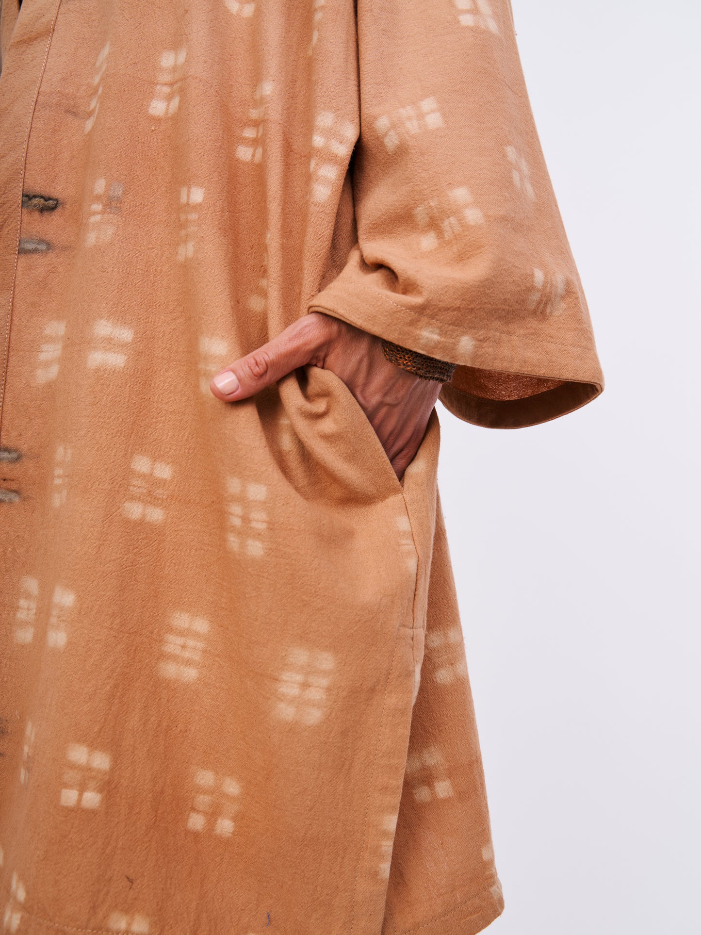 Kimono Albaricoque Shibori