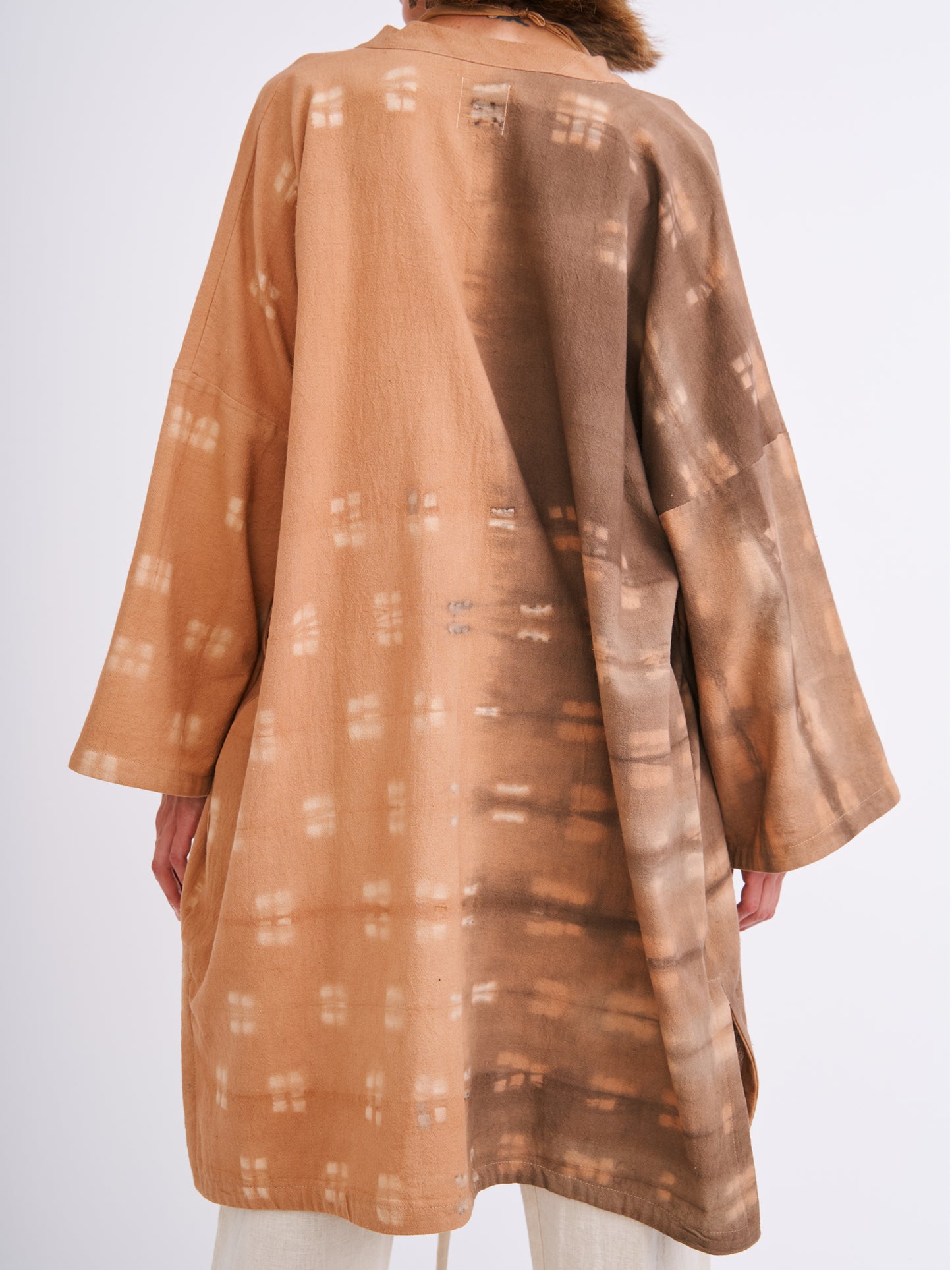 Kimono Albaricoque Shibori