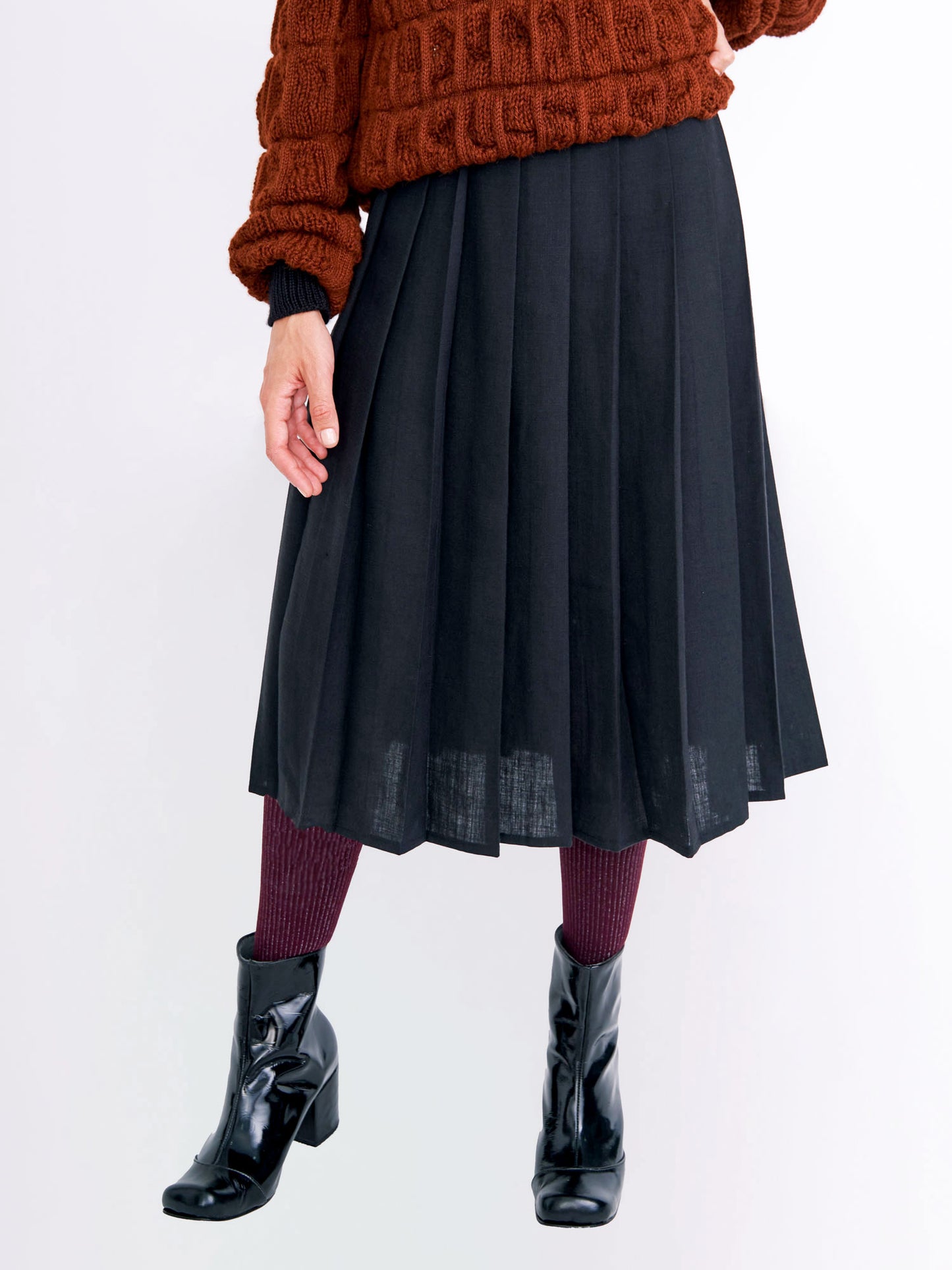 Falda Plisada Lisa