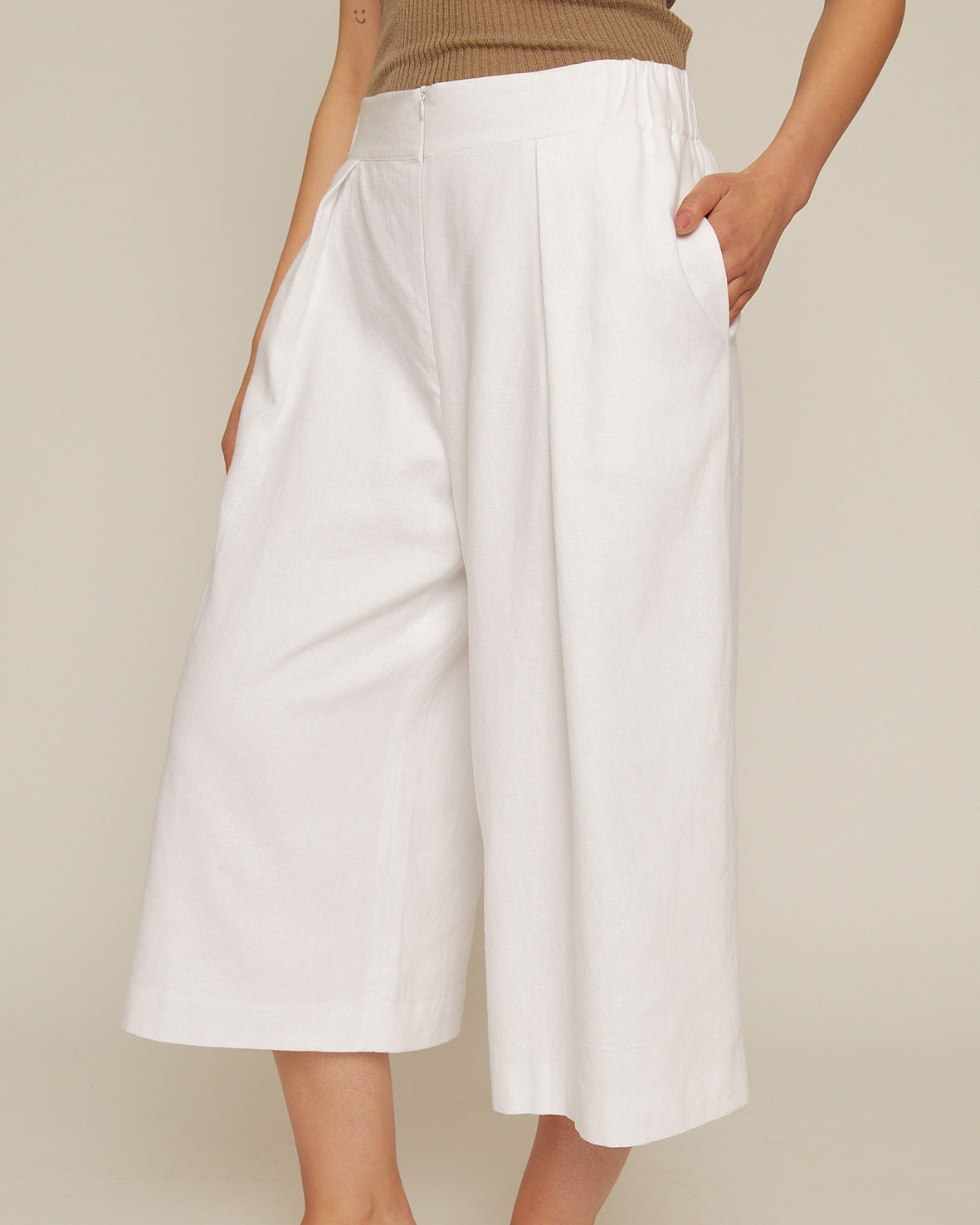 Pantalón Capri elasticado